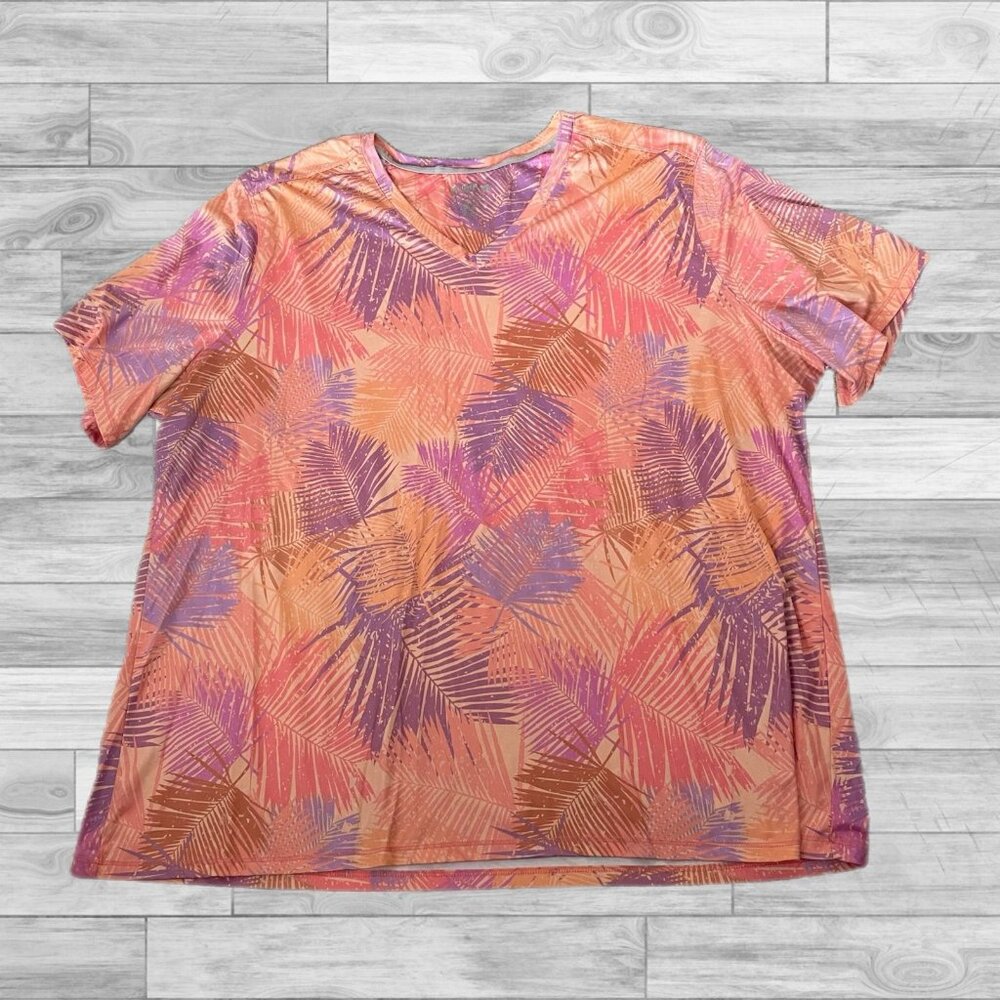 Reel Legends printed athletic short sleeve size 3X